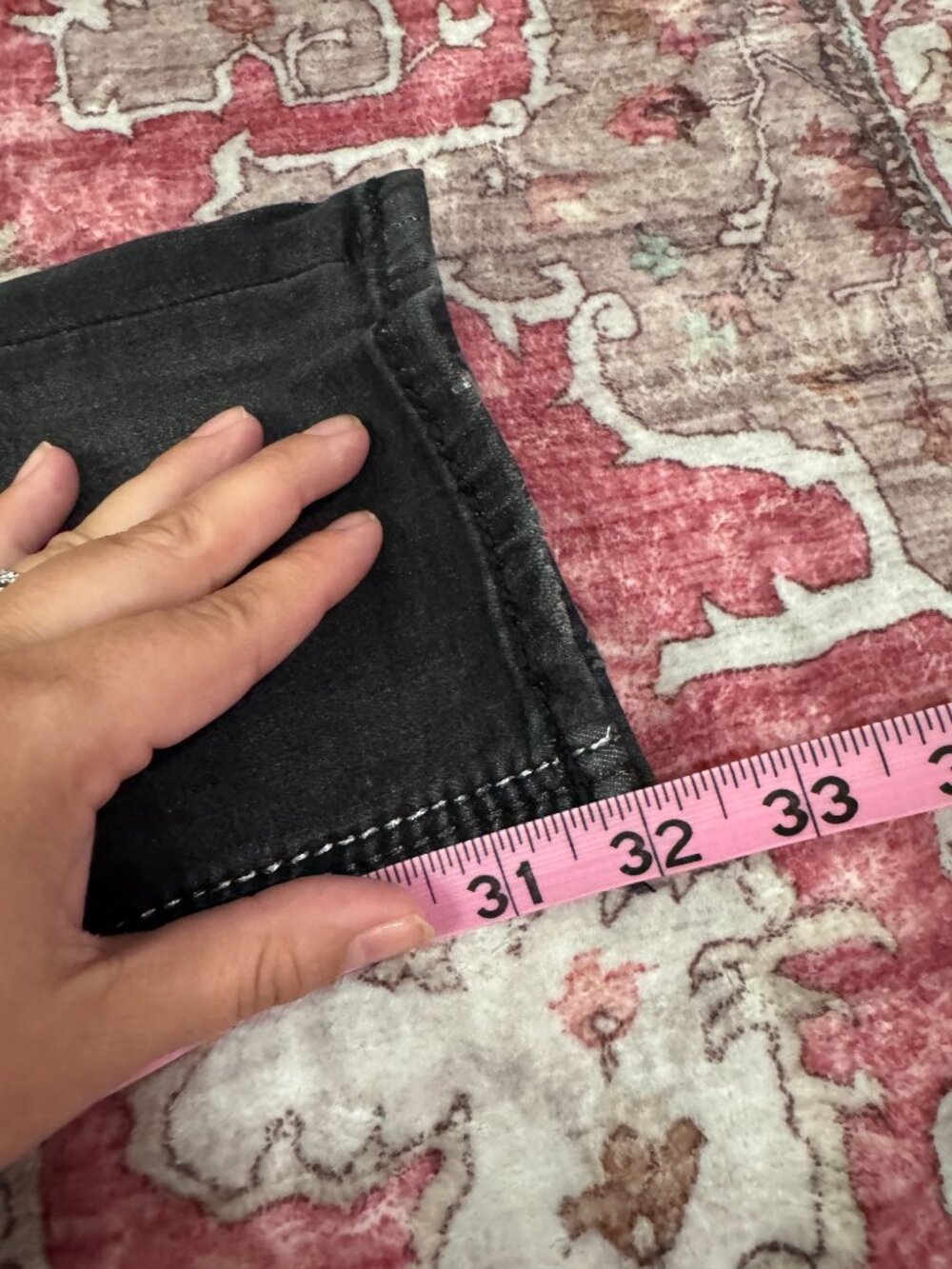 Rock Revival Clair Easy Skinny Jeans Faded Black Fleur de Lis Embellished Size28 - Picture 12 of 12